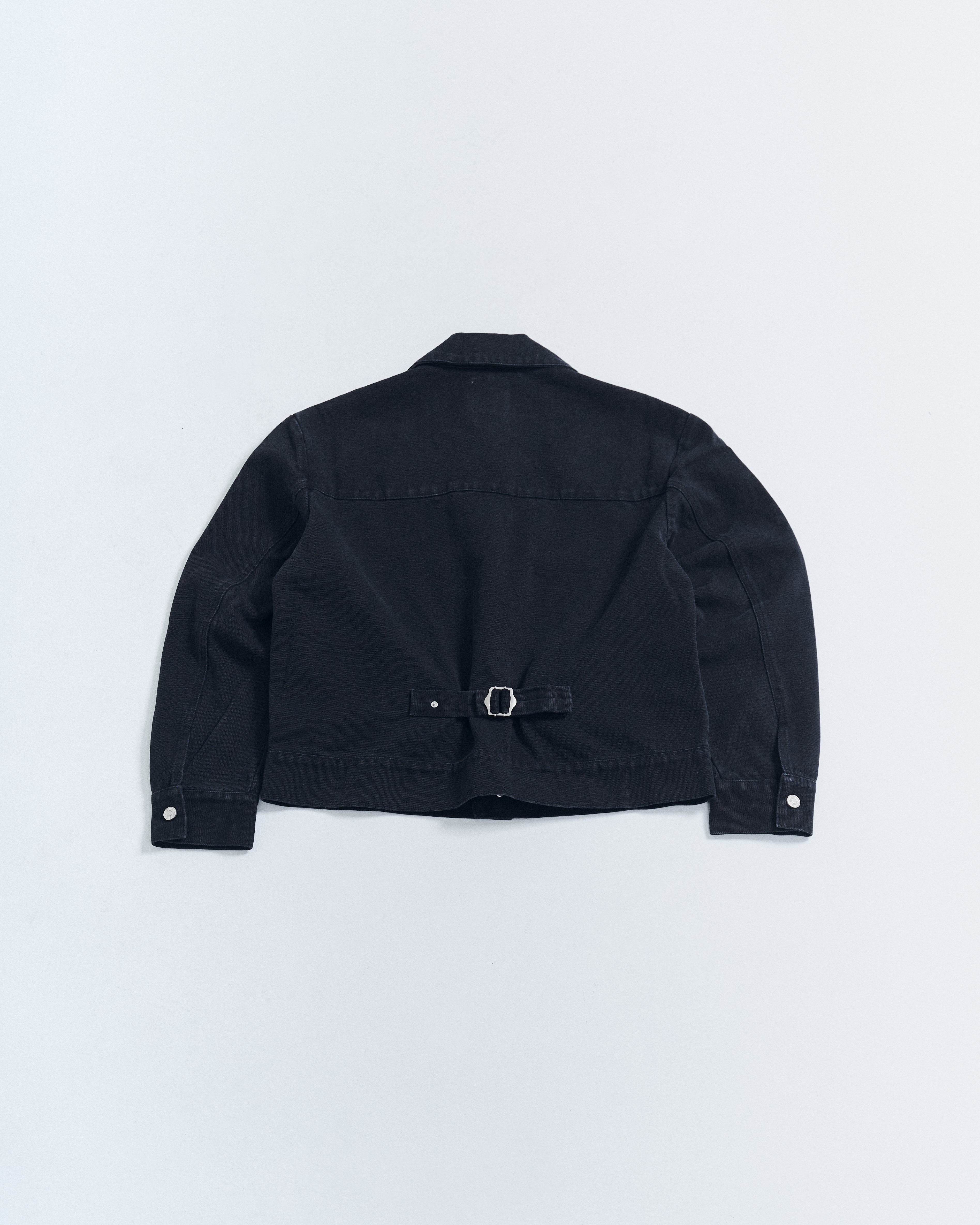 Light canvas work jacket - Black