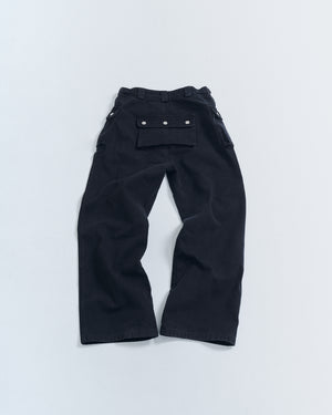 P44 Canvas Utility Pants - Black view 2